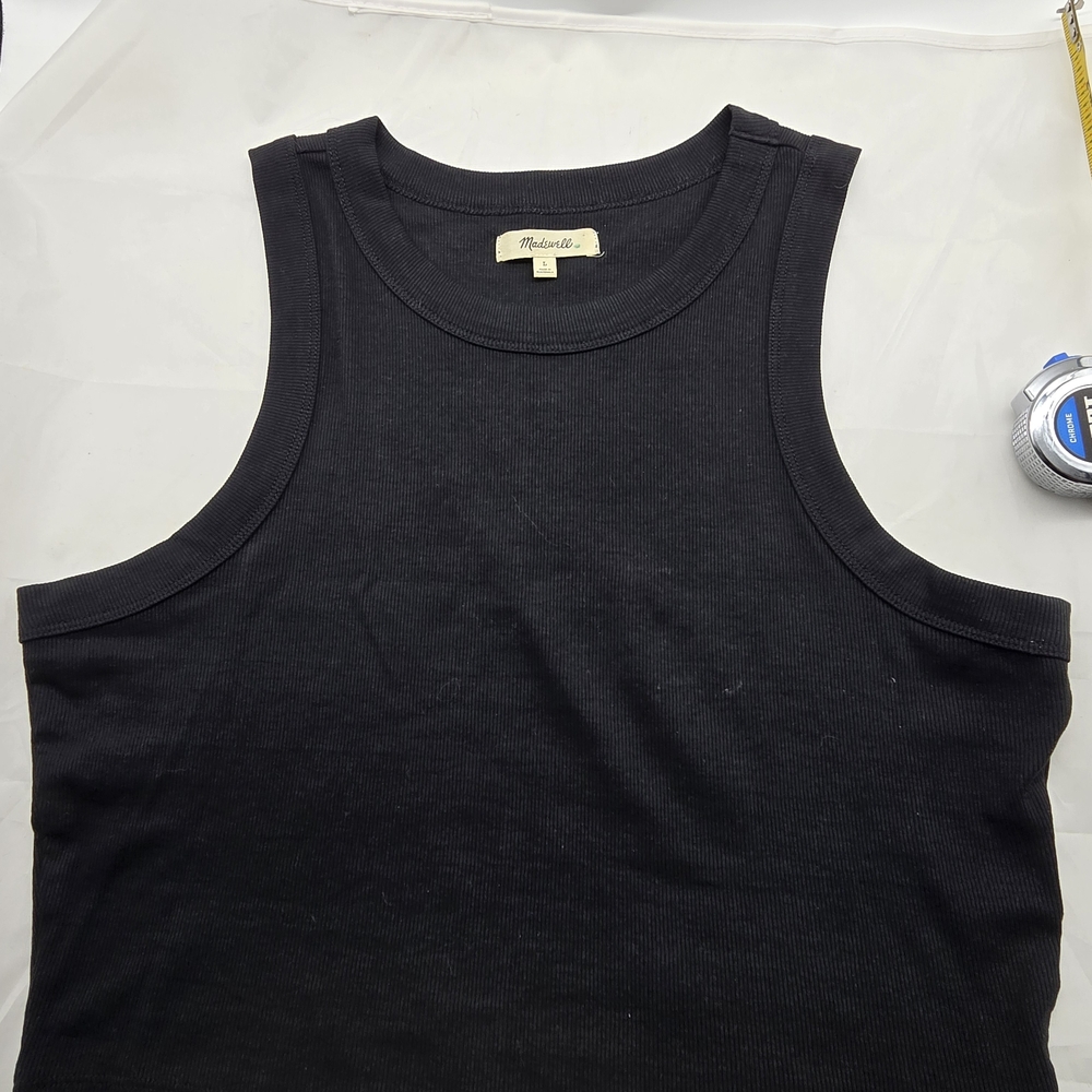 Madewell Ladies Black Sleeveless Tank Top Size L
